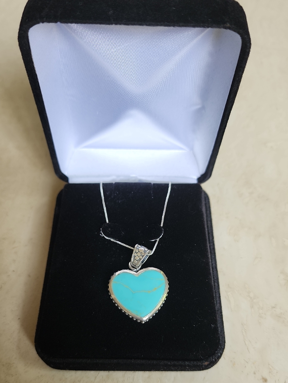 Turquoise Heart Necklace